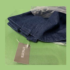 Chico's Denim Tote NWT